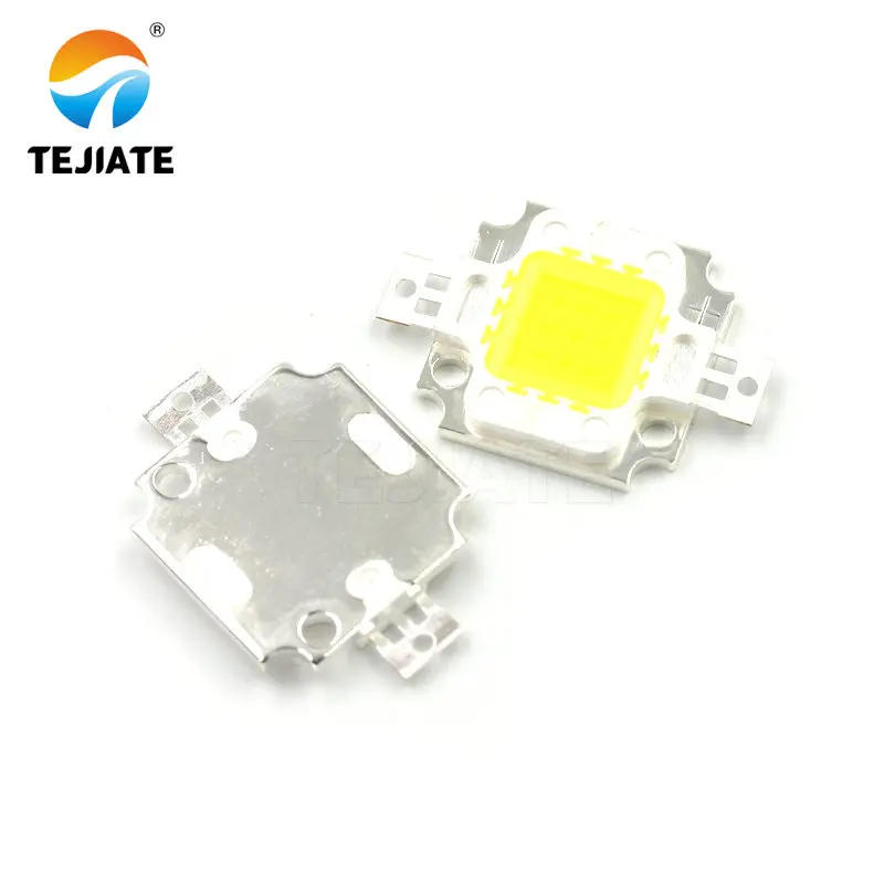 

1PCS LED Lamp Post Bright 10W High Power Emitting Diode White Integrated Light Source Double Gold Thread Electronic DIY Kit