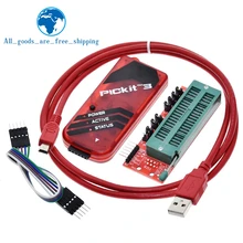PICKIT3 PIC KIT3 programmatore PICKIT 3 programmazione Offline PIC microcontrollore Chip Monopoly + sedile adattatore programmatore PIC