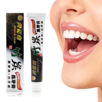 

New Bamboo Charcoal Toothpaste Dental Care Teeth Whitening The Black Charcoal Teeth Oral Hygiene Natural Bamboo Toothpaste
