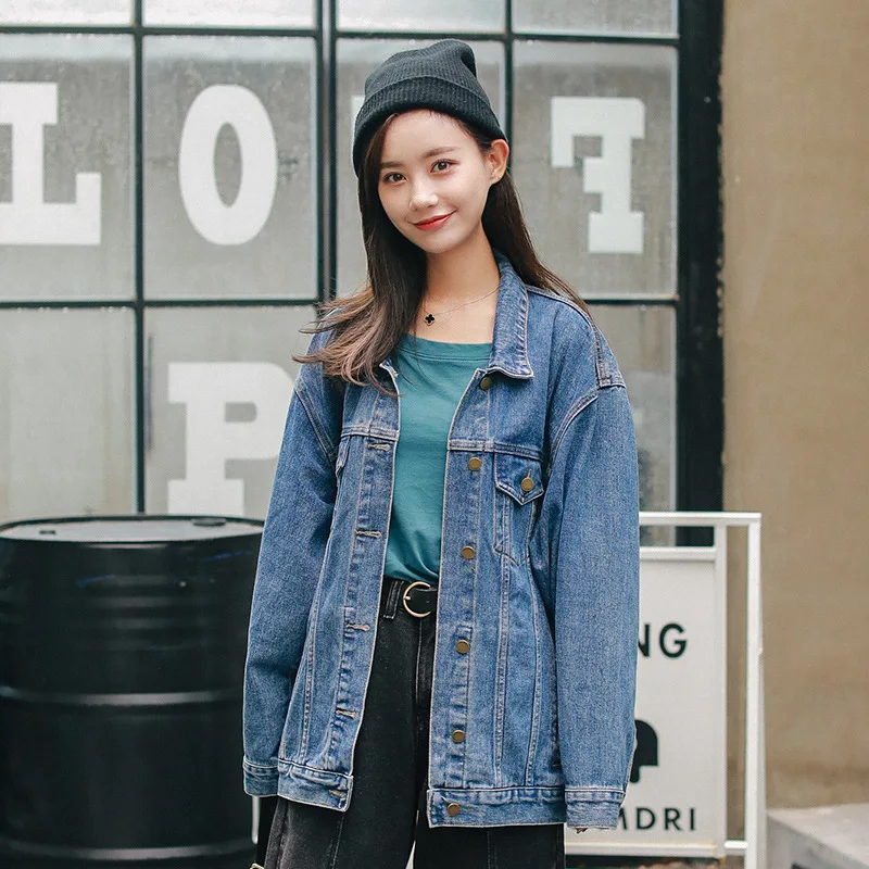 

Jeans Coat Jacket Women's 2019 New Style INS Wind Shaking Voice Network Red Ol Elegant Fashion Korean-style