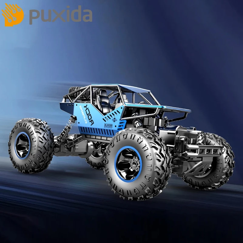 

PUXIDA 1:16 Alloy Climbing Car With Light Remote Control Cars Buggy Off-Road Control Trucks Boys Toys for Children Model LHC008S
