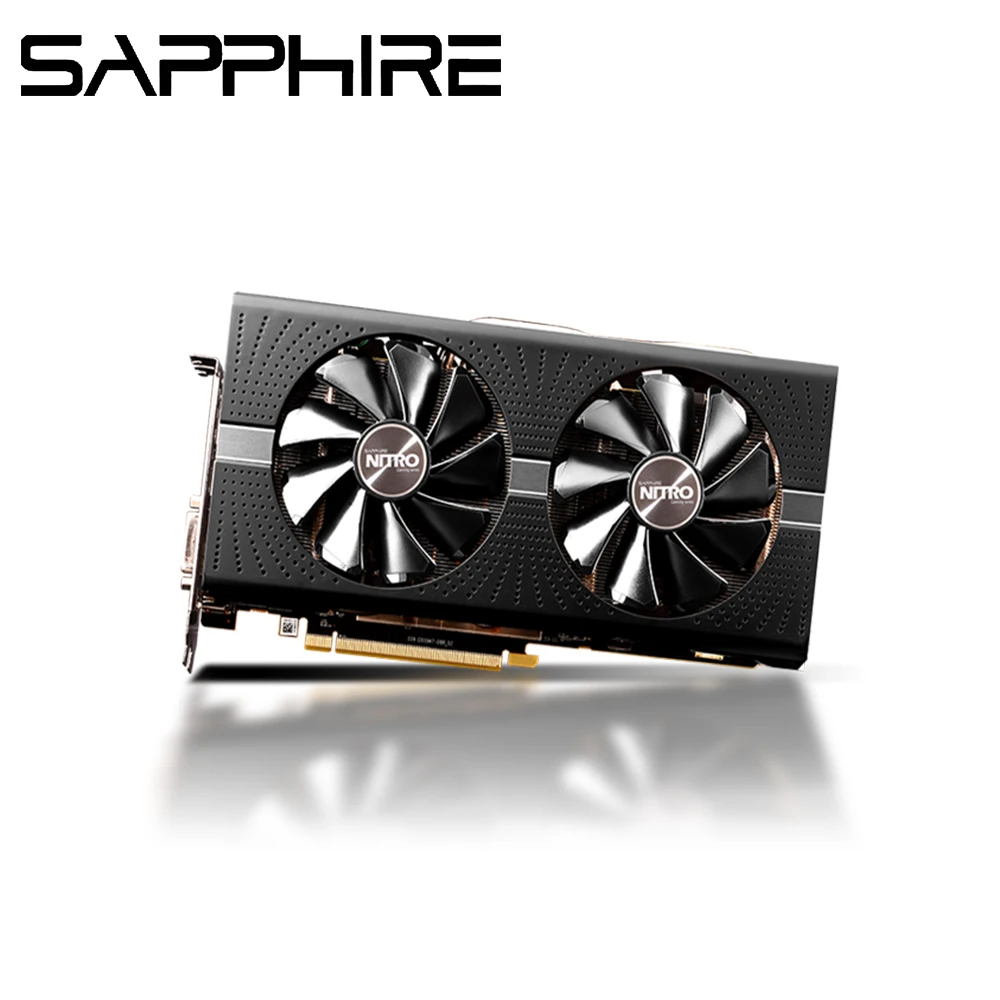 Графическая карта SAPPHIRE rx580 2048sp 8G OC radeon GDDR5 256bit 14nm amd 8000MHz 1306MHz DirectX 12 2048 шт видеокарта