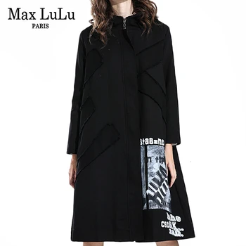 

Max LuLu 2019 Fashion Korean Ladies Long Clothes Womens Hooded Winter Jackets Warm Padded Coats Casual Plus Size Thicken Parkas