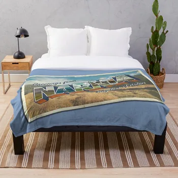 

Postcard from Nowhere Throw Blanket Soft Sherpa Blanket Bed Sheet Single Knee Blanket Office Nap Blanket
