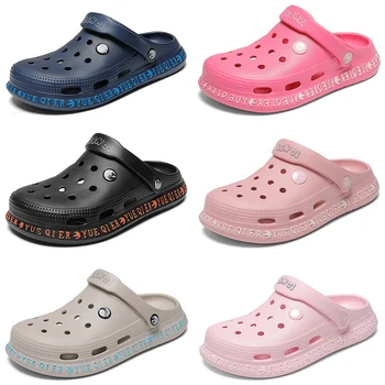 

Women Summer Casual Sandals Breathable Flats Leisure Lightweight Comfortable Slip on Clogs Water Outdoor Shoes Mujer