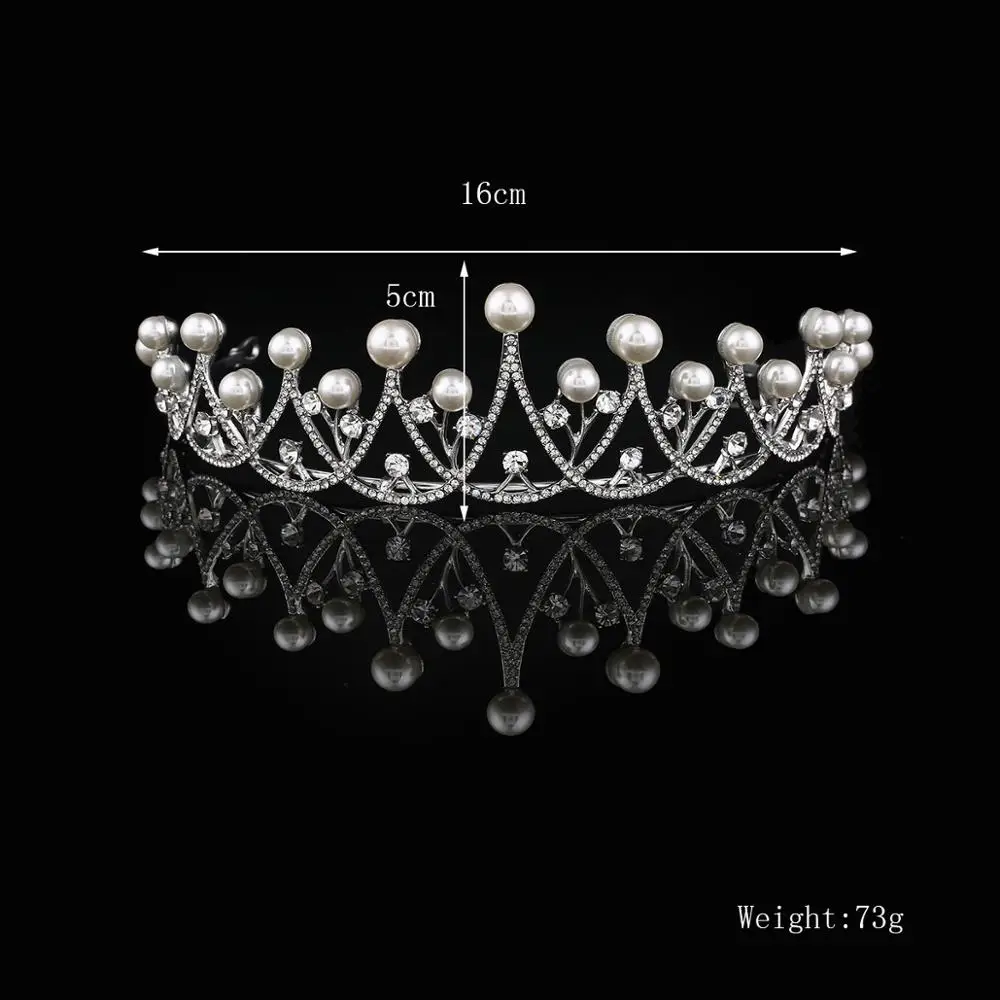 

Linglewei New Hair Accessories Children's crown headdress Princess hair hoop crown girl hair ornament