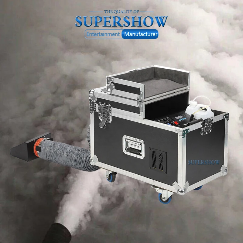 

high power continuous smoke output 3000W single tube water low fog machine for wedding stage effect dj advertisement pub
