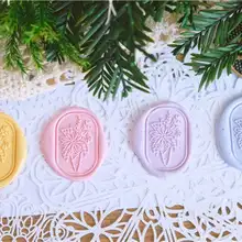 Воск для мороженого и цветов печать штамп-запечатывание воск штамп для свадебной печати для мороженого-изготовленный на заказ штамп для тиснения