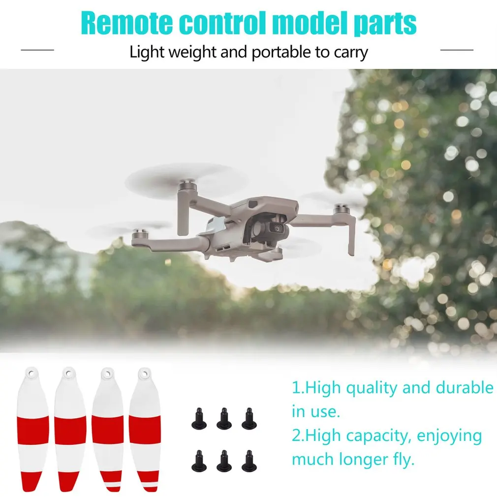4 пары мини пропеллеров 4726F для DJI Mavic мини-Дрон тише полета и мощные складные малошумные пропеллеры
