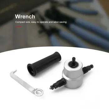 

Double Head Nibble Metal Cutting Sheet Nibbler Saw Cutter Tool Drill Attachment Free Cutting Tool Nibbler Sheet Metal Cut