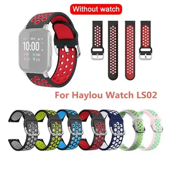 

Watch Band Strap for Haylou LS02 Bracelet Sport Silicone Replacement Wristband for Haylou LS02 Smart Watch Belt Accessories