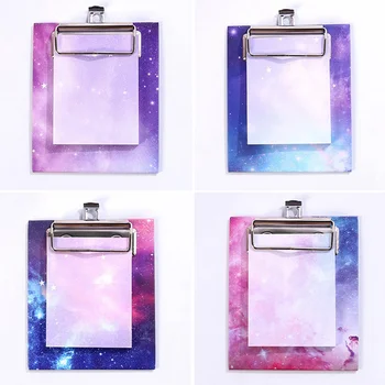 

Memo Pad Creative Board Clip Sticky Notes Clipboard A4 File Folder Board Cartoon N Stickers Stationery Pad