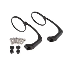 Универсальный сплав сбоку заднего вида гонки выпуклые боковые зеркала для Yamaha мотоцикл Скутер ATV