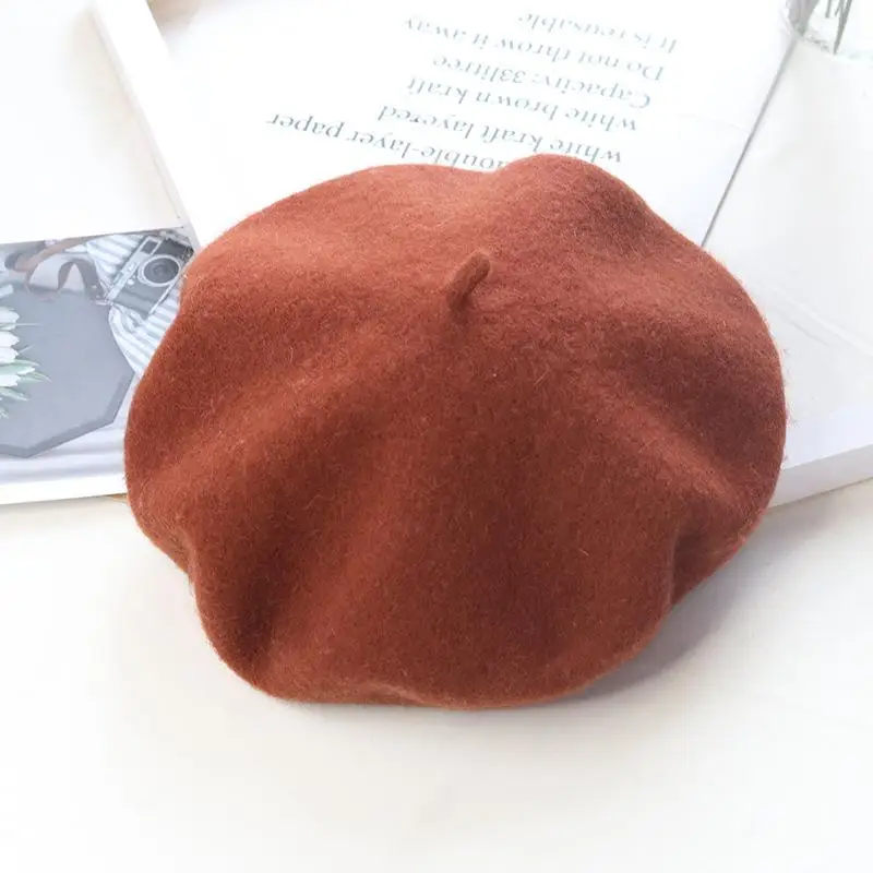 SHIPITNOW Berretto Uomo o Donna Beige Tinta Unita - Cappello Invernali a Maglia Basic Senza Pompon - 100% Acrilico - Modello Semplice e Classico Senza Marca - Taglia Unica