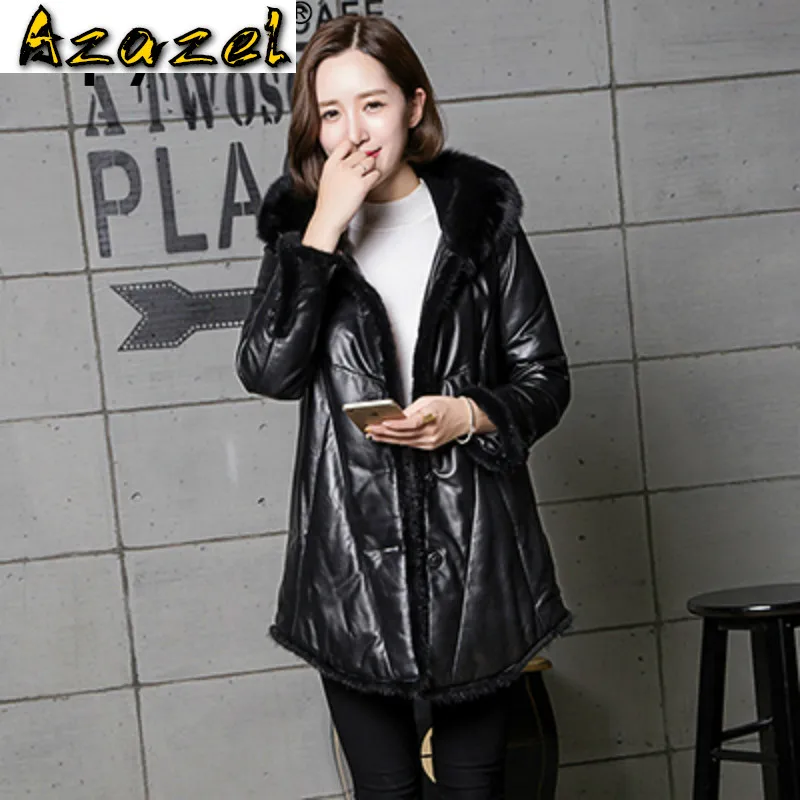 

Real Genuine Leather Jacket Women Clothes 2020 Mink Fur Collar Sheepskin Down Coat Korean Fox Fur Tops Chaqueta Mujer ZT3548