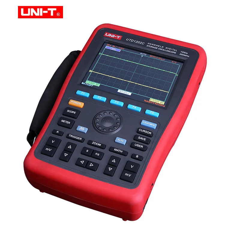 UNI-T UTD1062C UTD1102C UTD1202C Ручной цифровой осциллограф+ генератор сигналов+ мультиметр с USB