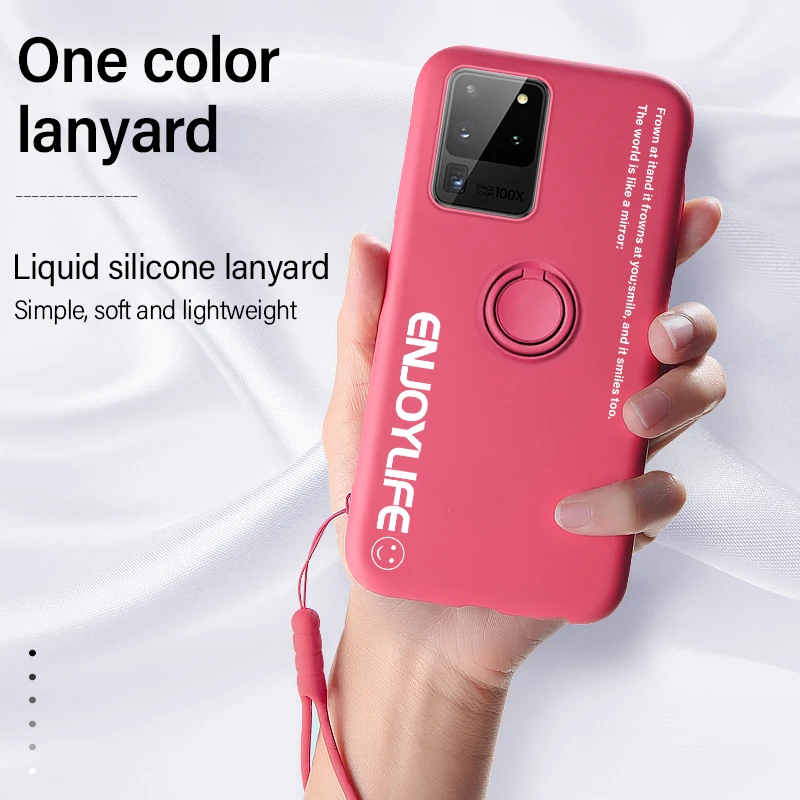 Ультратонкий силиконовый Магнитный чехол держатель для телефона Samsung galaxy S20 S10 E S9
