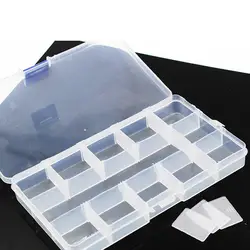 Прозрачные Пластиковые боксы электронные компоненты коробка для хранения мелкие металлические детали ящик для шурупов подсетка патч