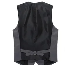 Стиль жениха Лучший человек Свадьба формальное платье жилет корейский стиль Slim Fit Мода мужской деловой костюм жилет