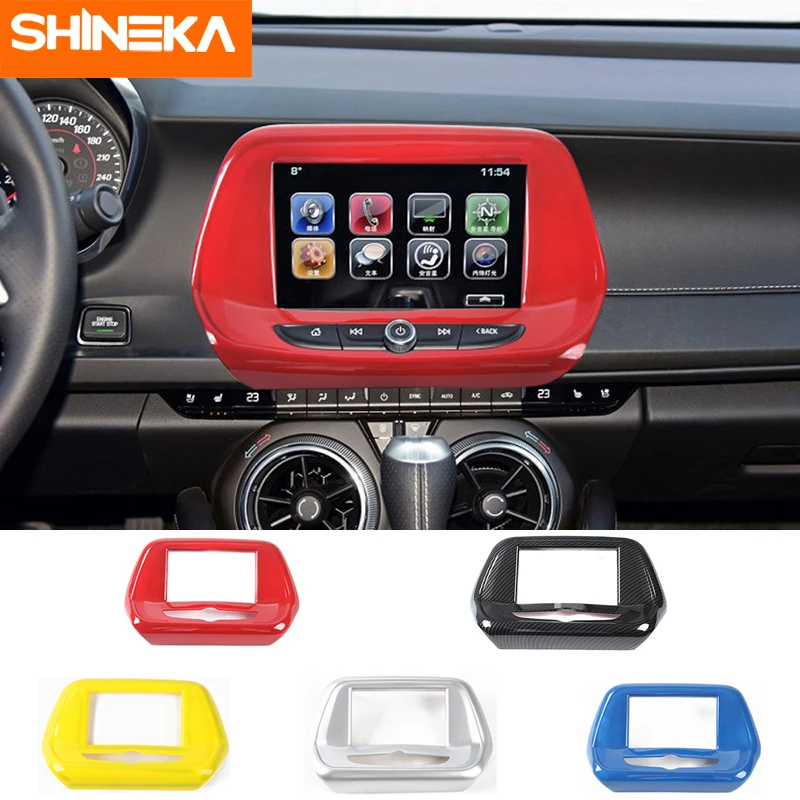 SHINEKA ABS маленький экран 7 &quotпанель GPS навигации рамка Видео кольцо отделка крышка