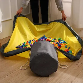 

Storage Bag Portable Kids Toy Play Mat Toys Organizer SlideAway Toy Clean-up and Storage Container