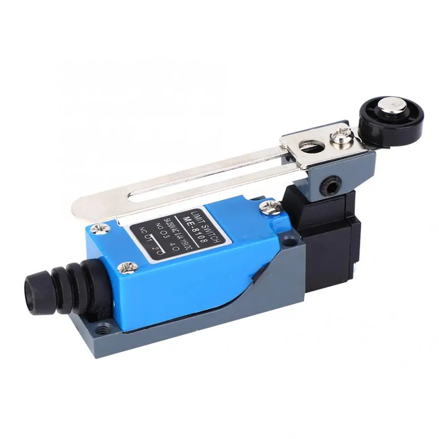 

-8108 Limit Micro Switch 250VAC 50~60Hz 115VDC Adjustable Roller Lever Switch 12 x 5 x 2.7cm
