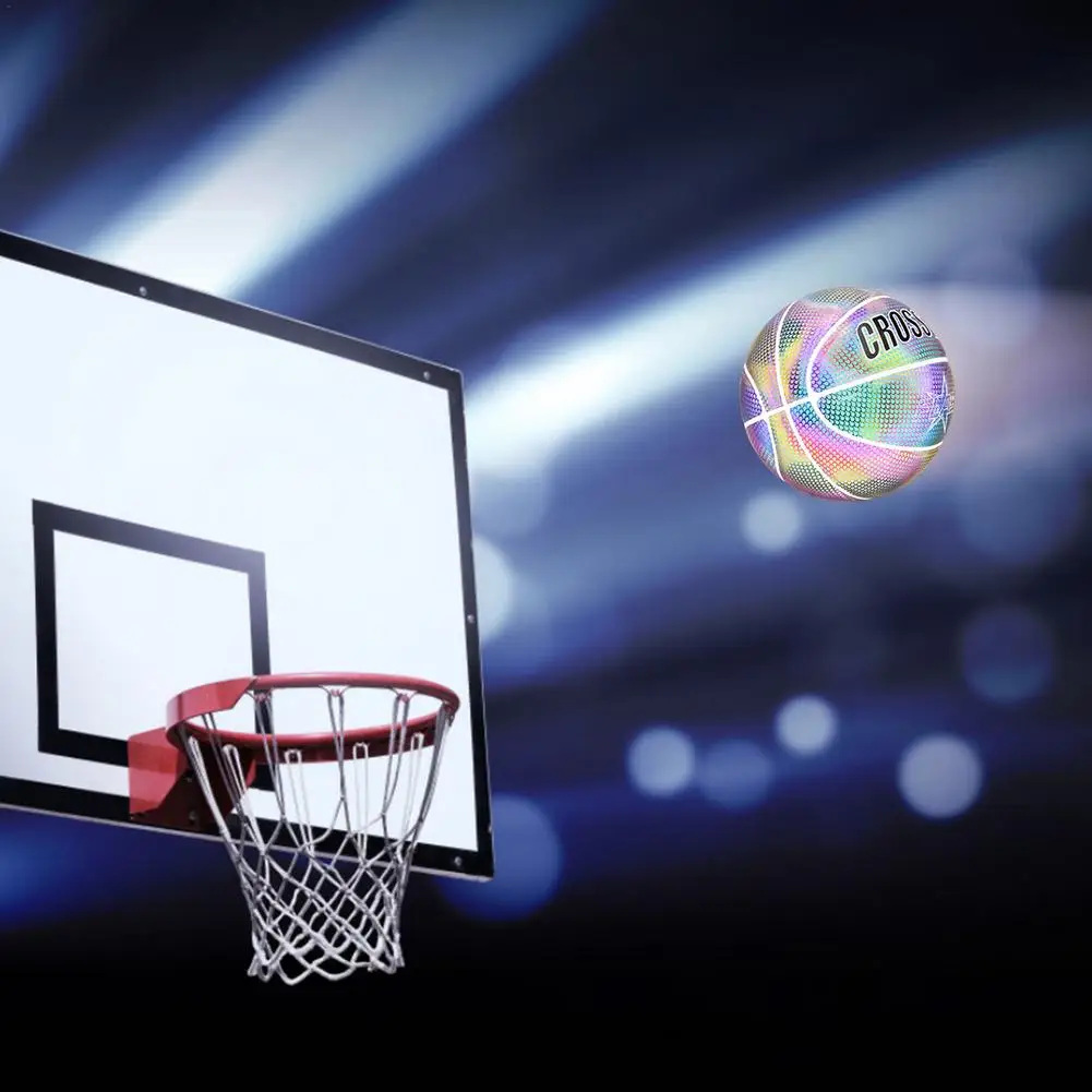 Holographic Glowing Reflective Basketball4