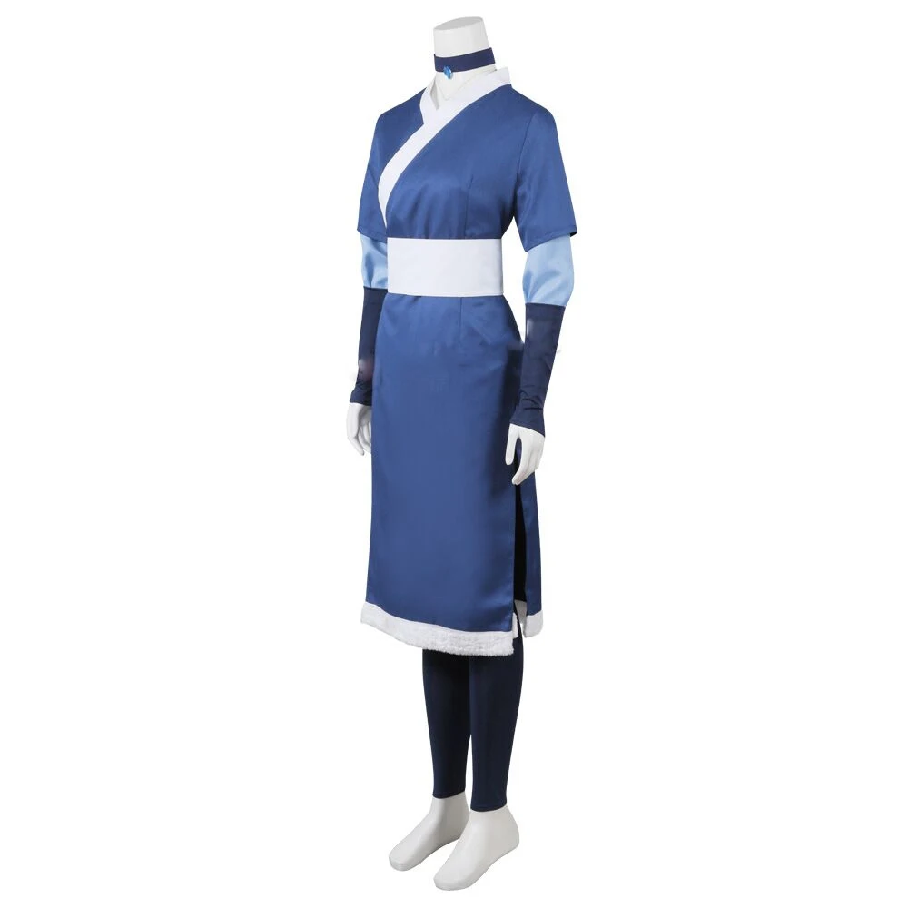 2020-new-7PCS-Avatar-The-Last-Airbender-Katara-men-Cosplay-costume-Halloween-cosplay-women-costume-and (2)