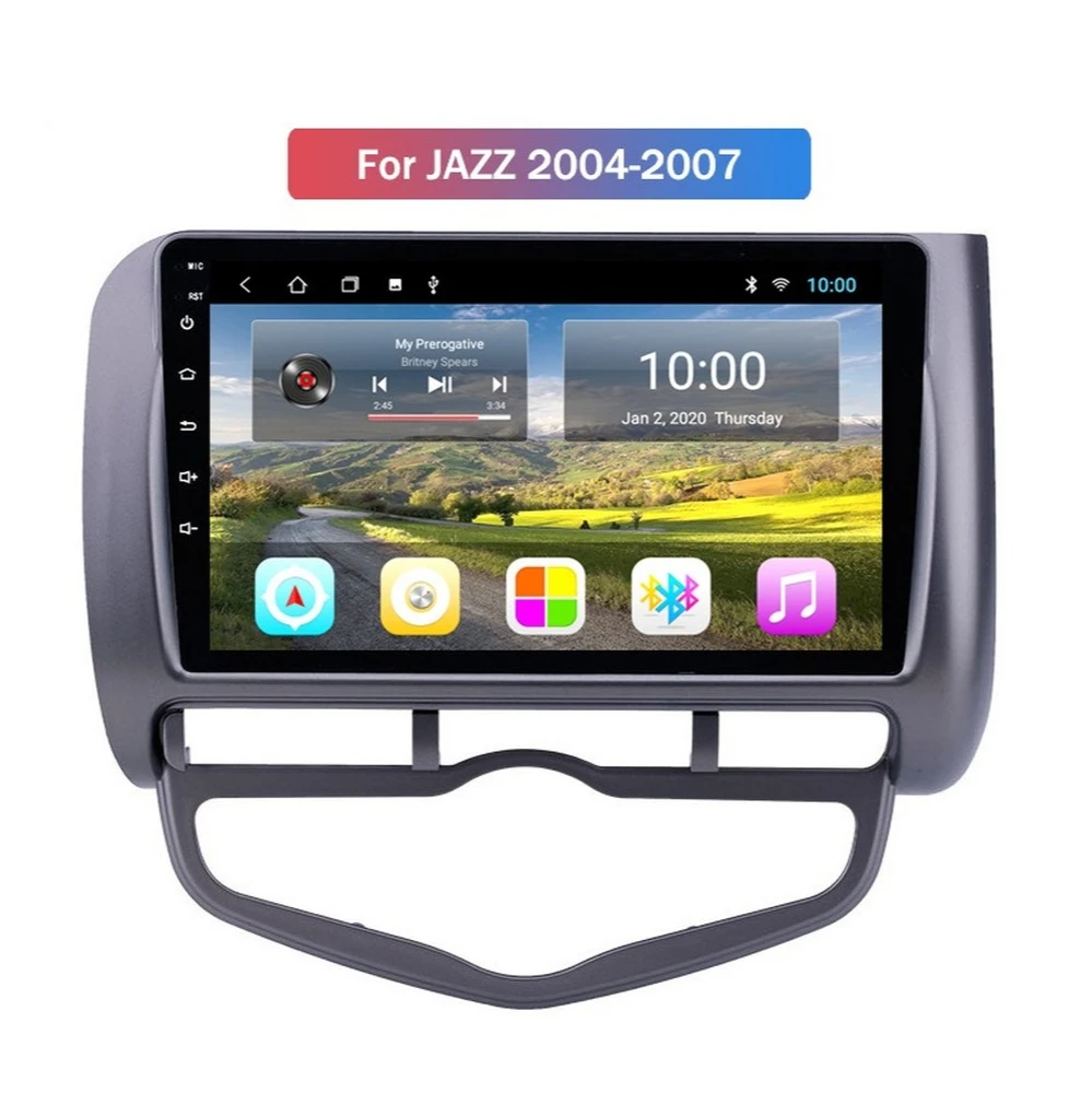 Автомобильный GPS-навигатор 6G + 128G Android 10 0 для Honda JAZZ 2004-2007 автомобильный радиоплеер