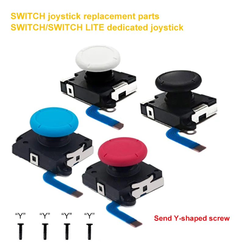 10pcs/set Replacement Analog Joystick ThumbStick Button Module For Nintendo Switch Joy-on Controller Left/Right Analog Joystick