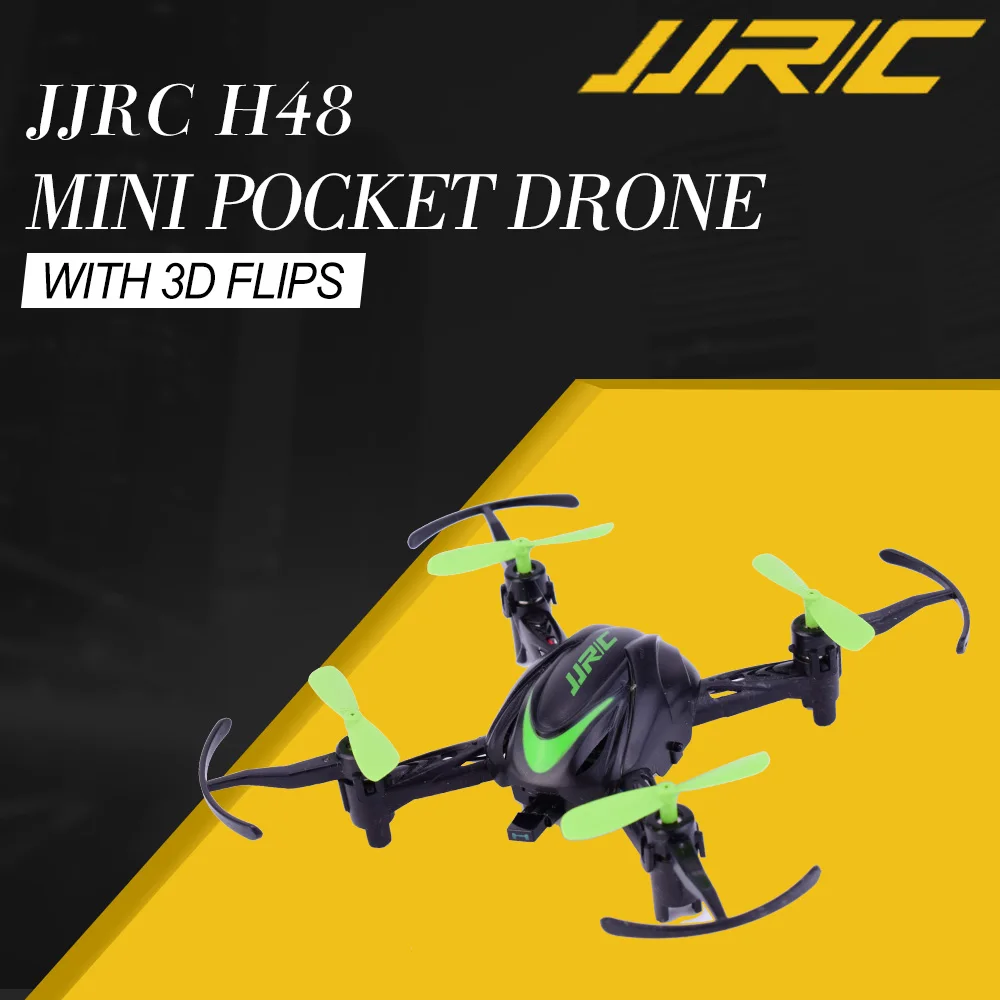 JJRC H48 мини 4CH 6-axis Gyro пульт дистанционного Управление Мини карманный беспилотный Радиоуправляемый летательный аппарат для внутреннего Летающий Квадрокоптер с дистанционным управлением с 3D сальто режим синий/зеленый