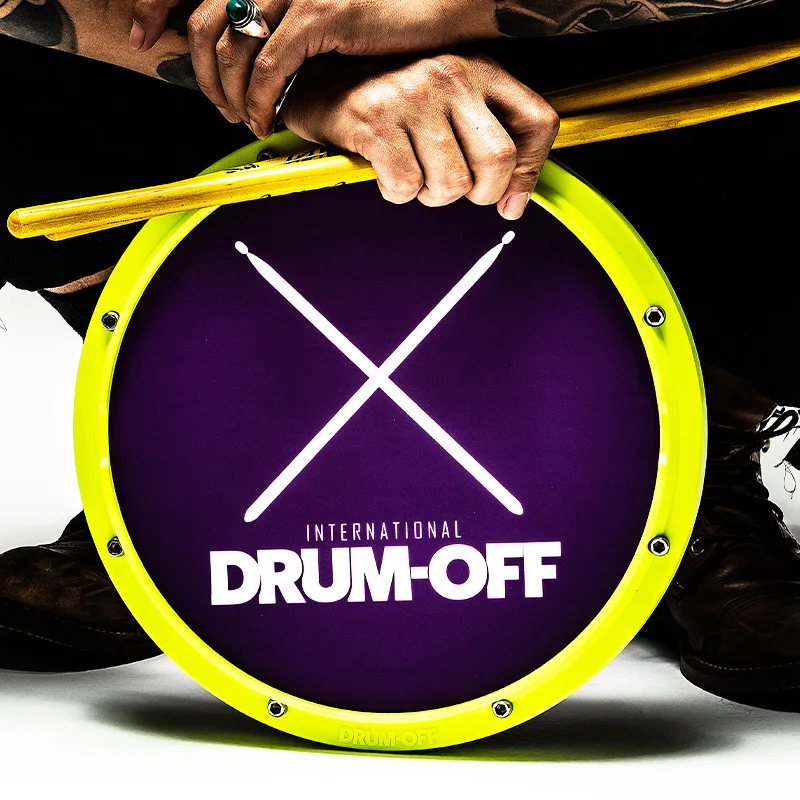 Drum-OFF 12 Inch Dumb Drum for Beginner Practice Training Rubber Drum for Percussion Instruments Drum-OFF 12 Inch Dumb Drum for Beginner Practice Training Rubber Drum for Percussion Instruments