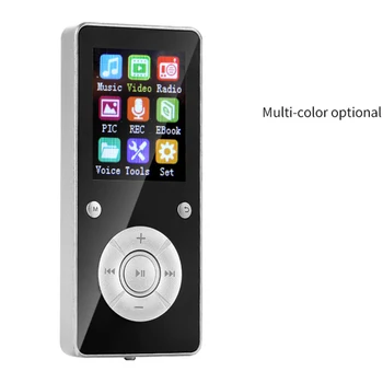 

T4 MP3 Player Color Screen Lossless FM Radio Bluetooth Digital Multi Languages TF Card Gift Mini Media Portable Sports Music