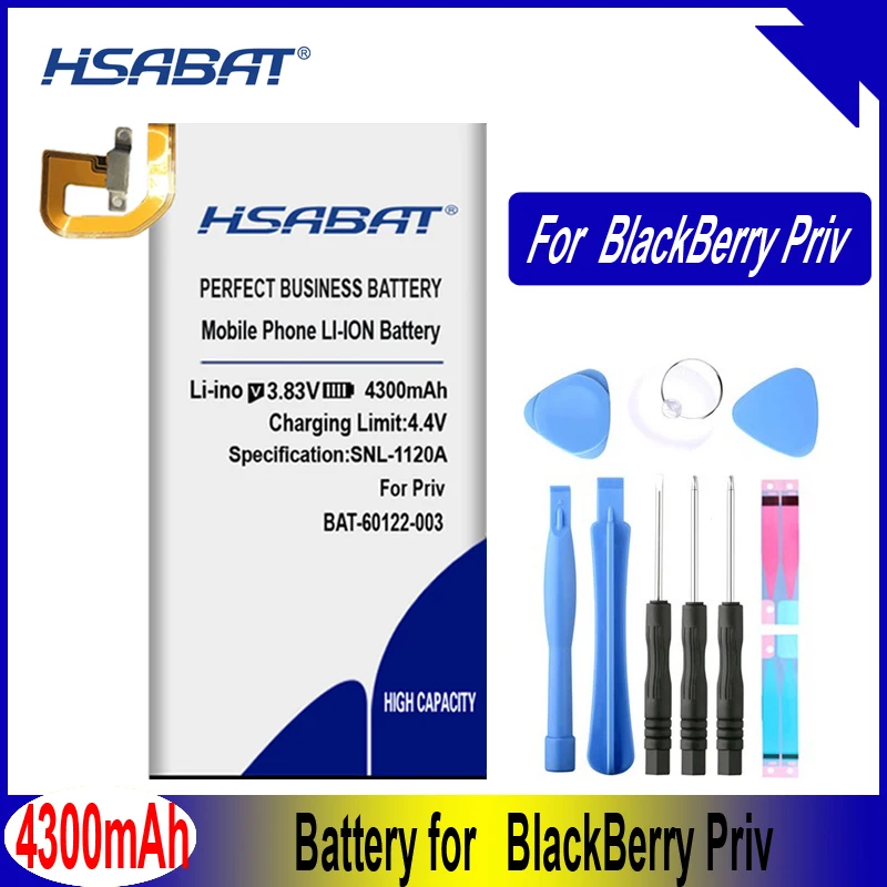 HSABAT 4300mAh bath-60122-003 Аккумулятор для BlackBerry Priv