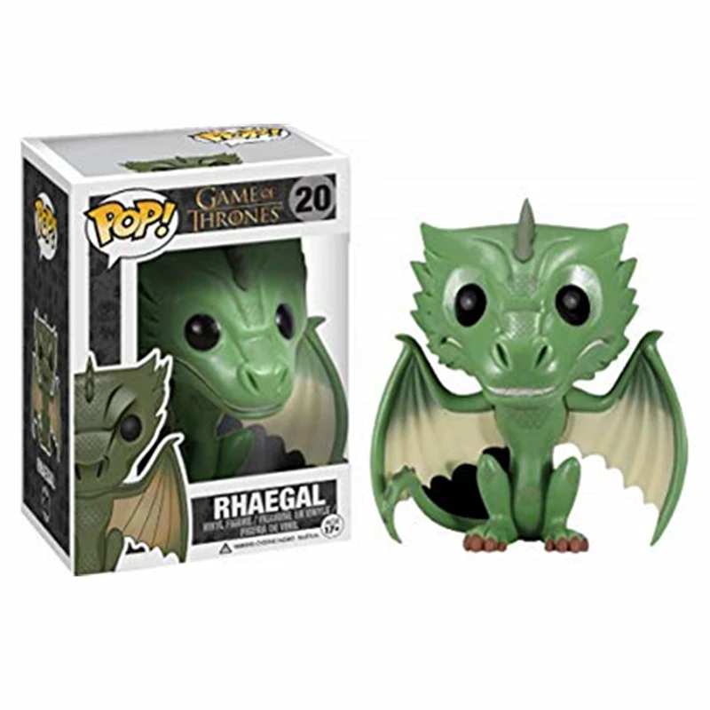 Arya stark Funko pop игра ThronesJon Snow daeneris Targaryen Drogon модель Фигурка Коллекционная модель игрушки для подарка аниме фигурка - Цвет: 20 with box