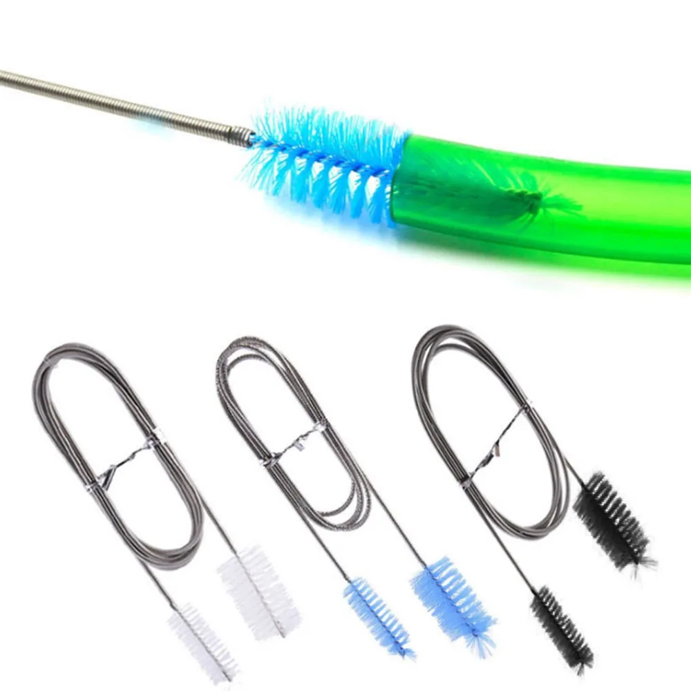 

Refrigerator Drain Dredge Cleaning Set Long Flexible Refrigerator Scrub Brush Water Dredging Tool Water Tube Cleaning Coil Brush