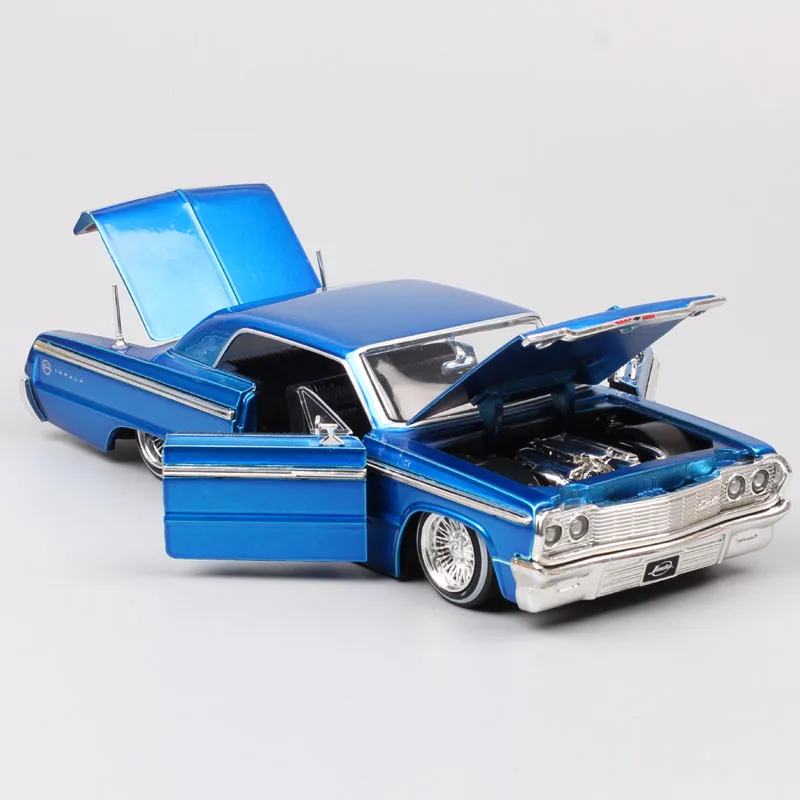Детская 1/24 масштабная большая классика Jada 1964 chevrolet IMPALA литая модель игрушечного автомобиля chevy sports coupe Авто модель автомобиля реплики хобби