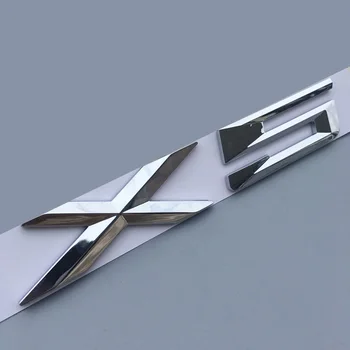 

ABS Stickers For BMW X 5 E70 E53 F15 Letter Trunk Rear Badges Sticker Newest
