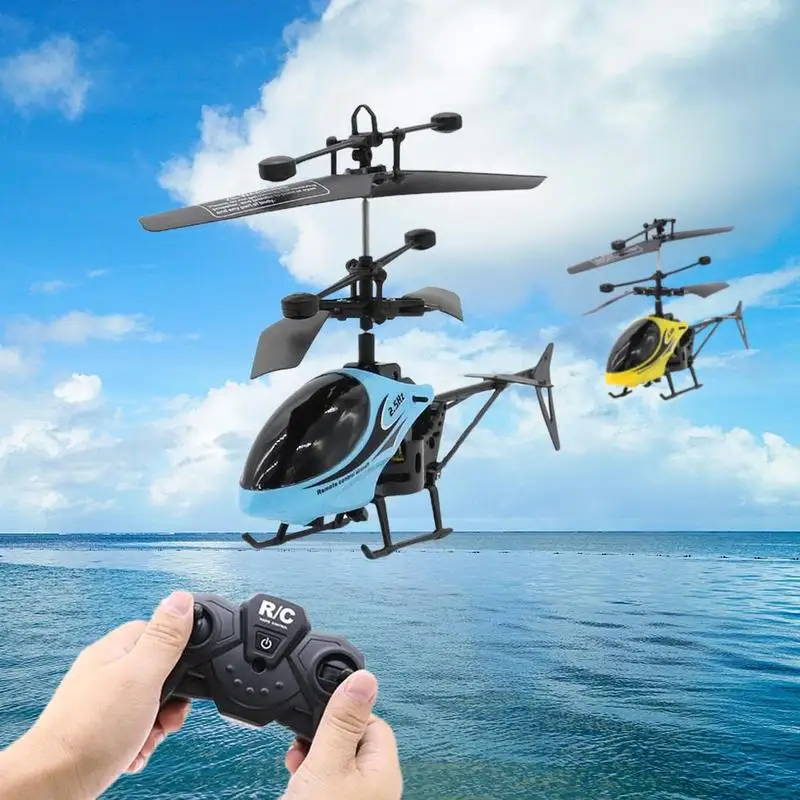 best remote control helicopter Rc Mini Helicopter 2-way Remote Control Helicopter With Light Fall Resistant Remote Control Helicopter For Children Toy Gif Y8j2 control helicopter