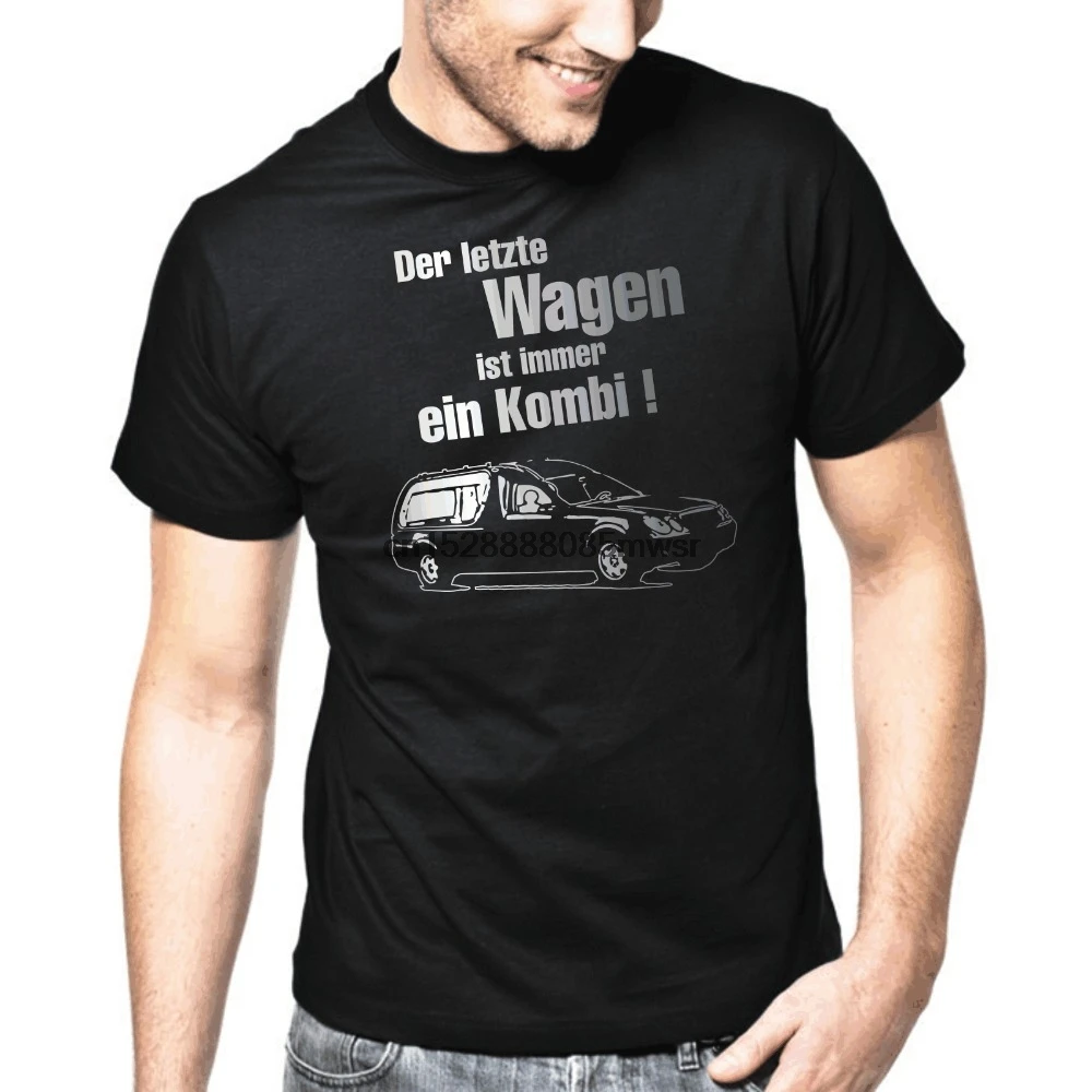 2019 новый модный бренд 100% качество хлопок мужская футболка с принтом Der Letzte Wagen Ist