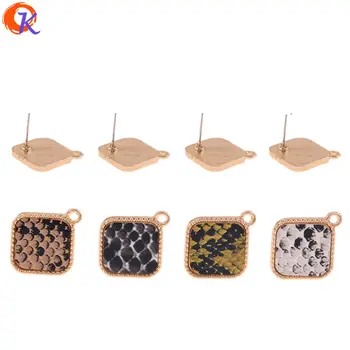 

Cordial Design 50Pcs 18*21MM Jewelry Accessories/Earrings Stud/Snakeskin Effect/DIY Earrings Making/Hand Made/Earring Findings