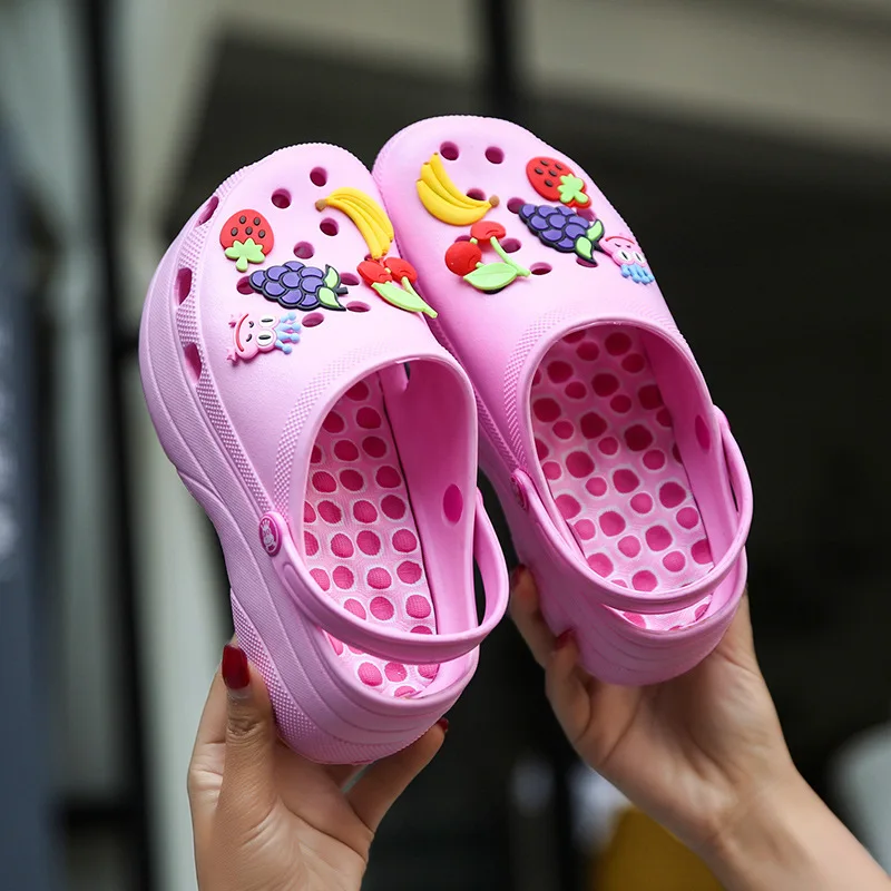 2021 Summer Women Slippers Platform Clogs Outdoor Garden Shoes Female Pool Sandals Bathroom Flip Flops Mules Beach Slippers 3