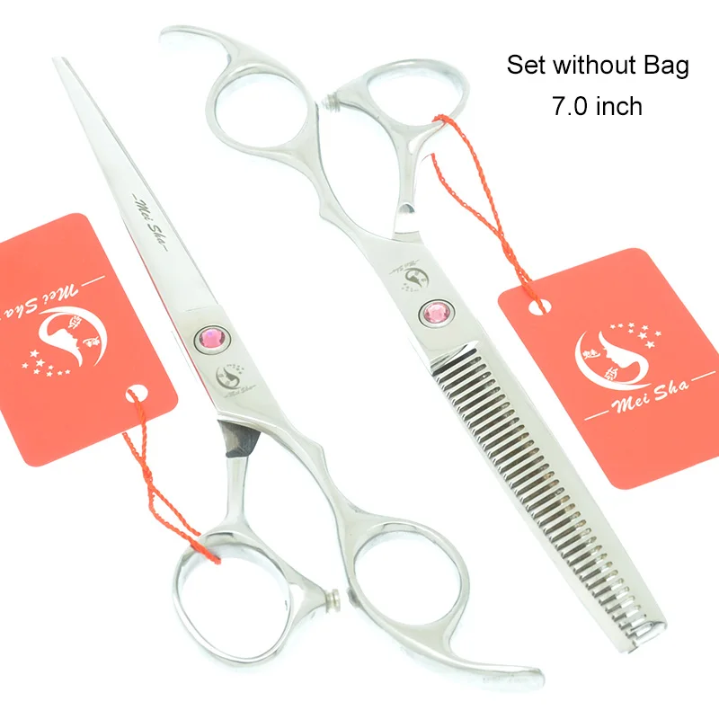Meisha 6,5/7 дюймов салонные ножницы для стрижки волос, набор профессиональных парикмахерских ножниц, парикмахерский инструмент для укладки HA0100 - Цвет: HA0100 no Bag 70