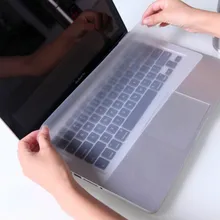 Funda Universal para teclado de ordenador portátil, Protector de silicona suave, impermeable, a prueba de polvo, genérico, transparente, de 11 a 14 pulgadas