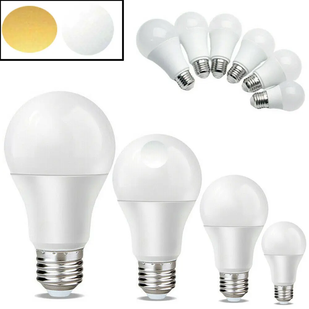 

3W 5W 7W 9W 12W 15W 18W 24W LED Globe Light Bulbs E27 Screw Base Super Bright 220V Cool Warm White for Home Office Bedroom