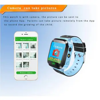 

Dedicated SOS Call Location Device Tracker and Camera Flashlight Kid Smart Watch