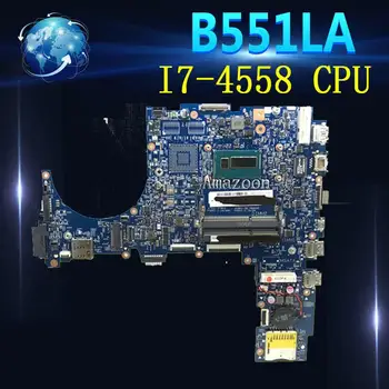 

Amazoon B551LA Laptop motherboard I7-4558 CPU for ASUS B551LA Test mainboard B551LA B551L motherboard test 100% ok