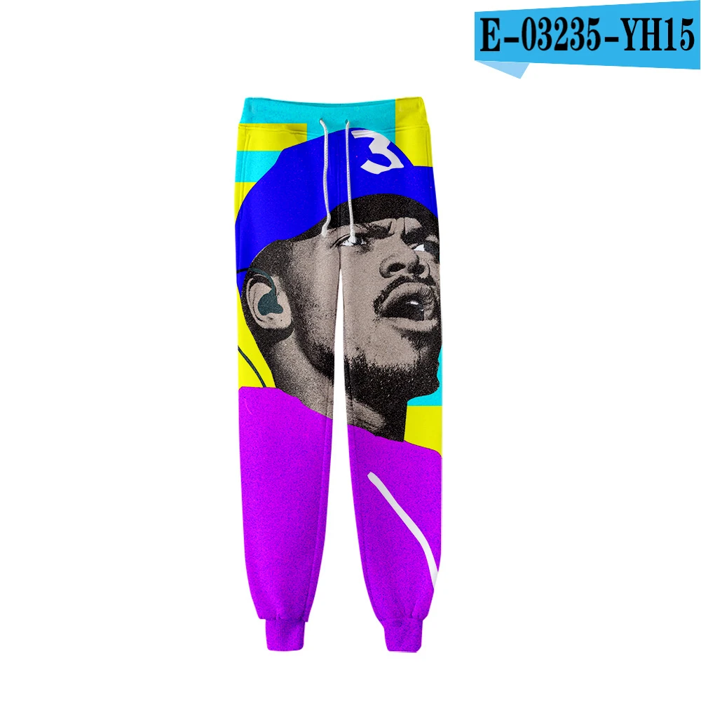 Chance The Rapper 3D полиэстер высокого качества спортивные штаны лосины Модный популярный тренд удобные повседневные штаны - Цвет: As shown
