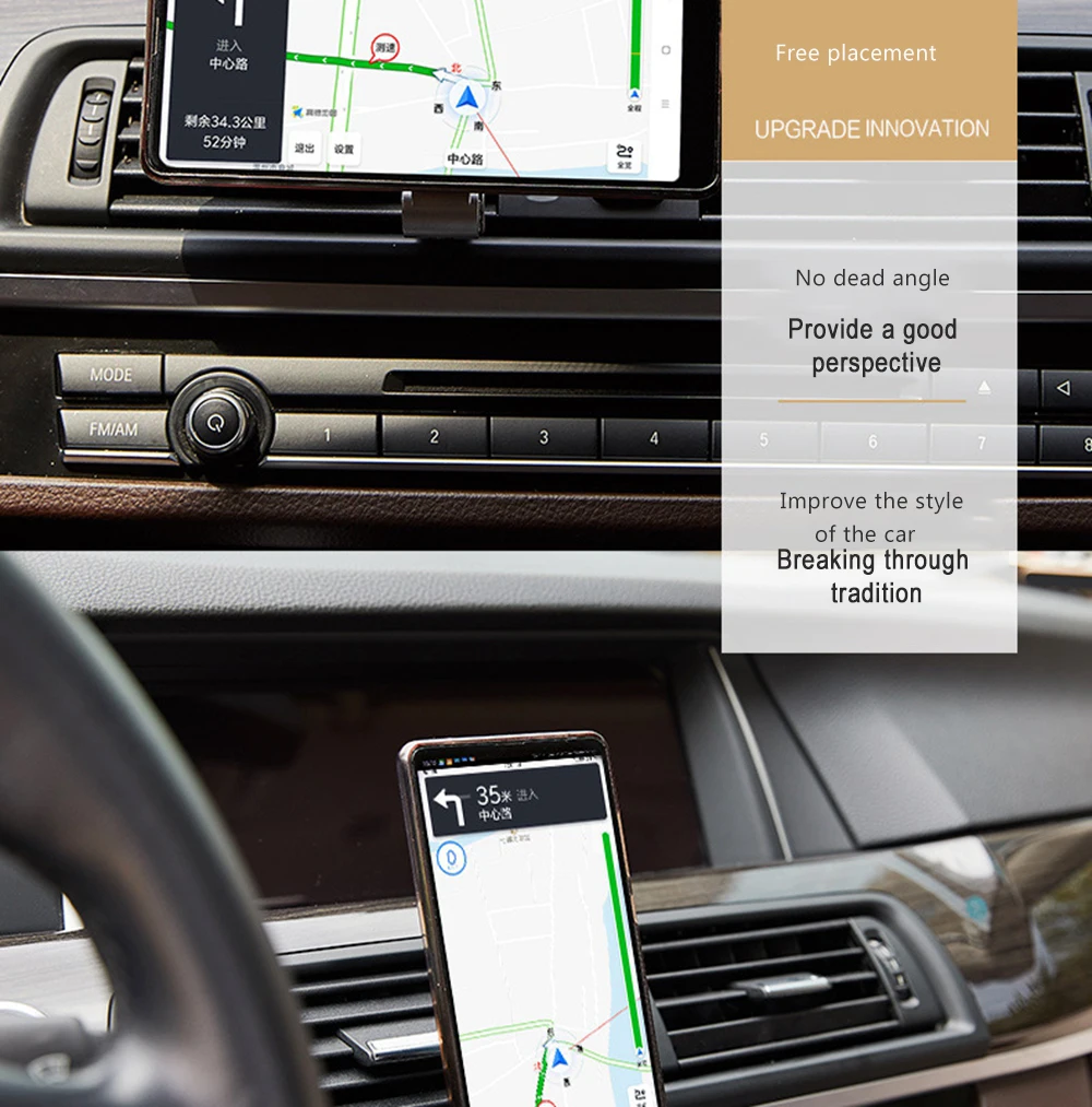 Магнитный держатель для телефона в автомобиле универсальный для iPhone 7 8 Air Outlet Stand GPS навигация для samsung L образный держатель для сотового телефона