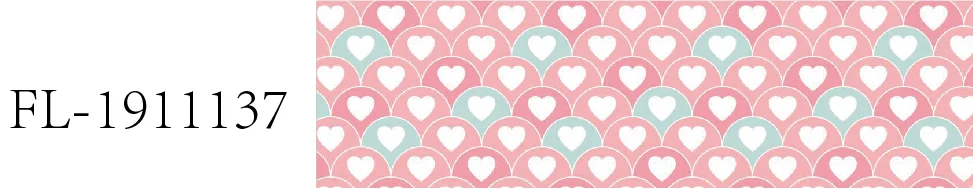 14 50 yards/lot) Latest 3 inch love heart and rose printed Valentine holiday ribbon - Цвет: 14